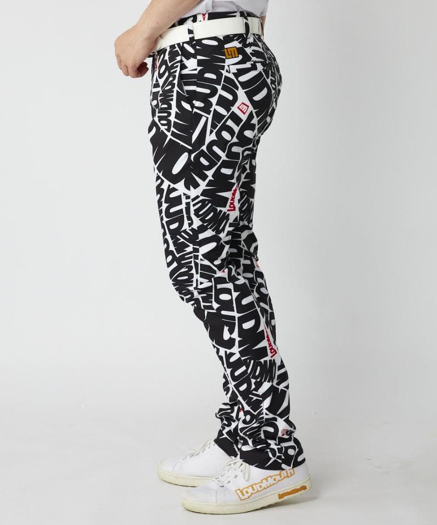 ★新品★ラウドマウスゴルフ★ストレッチツイル柄パンツ★XL★フローウィングラウド