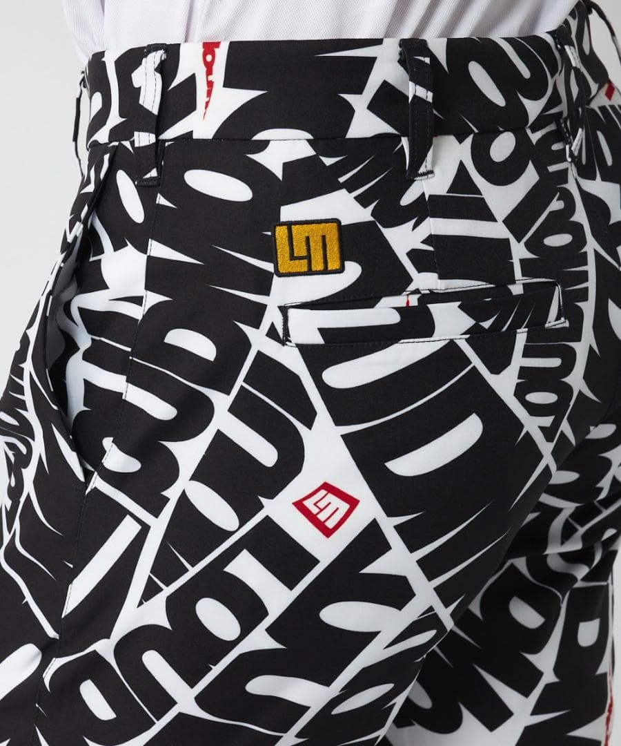 ★新品★ラウドマウスゴルフ★ストレッチツイル柄パンツ★XL★フローウィングラウド