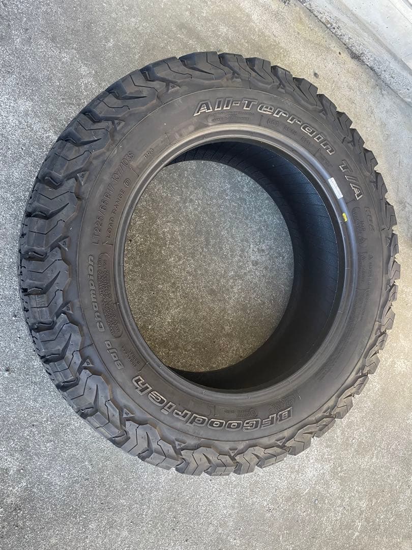 【4本】BF グッドリッチ 225/65R17 バリ溝
