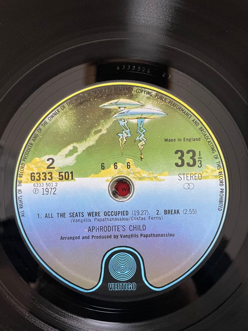 Aphrodite's Child 666 レコード