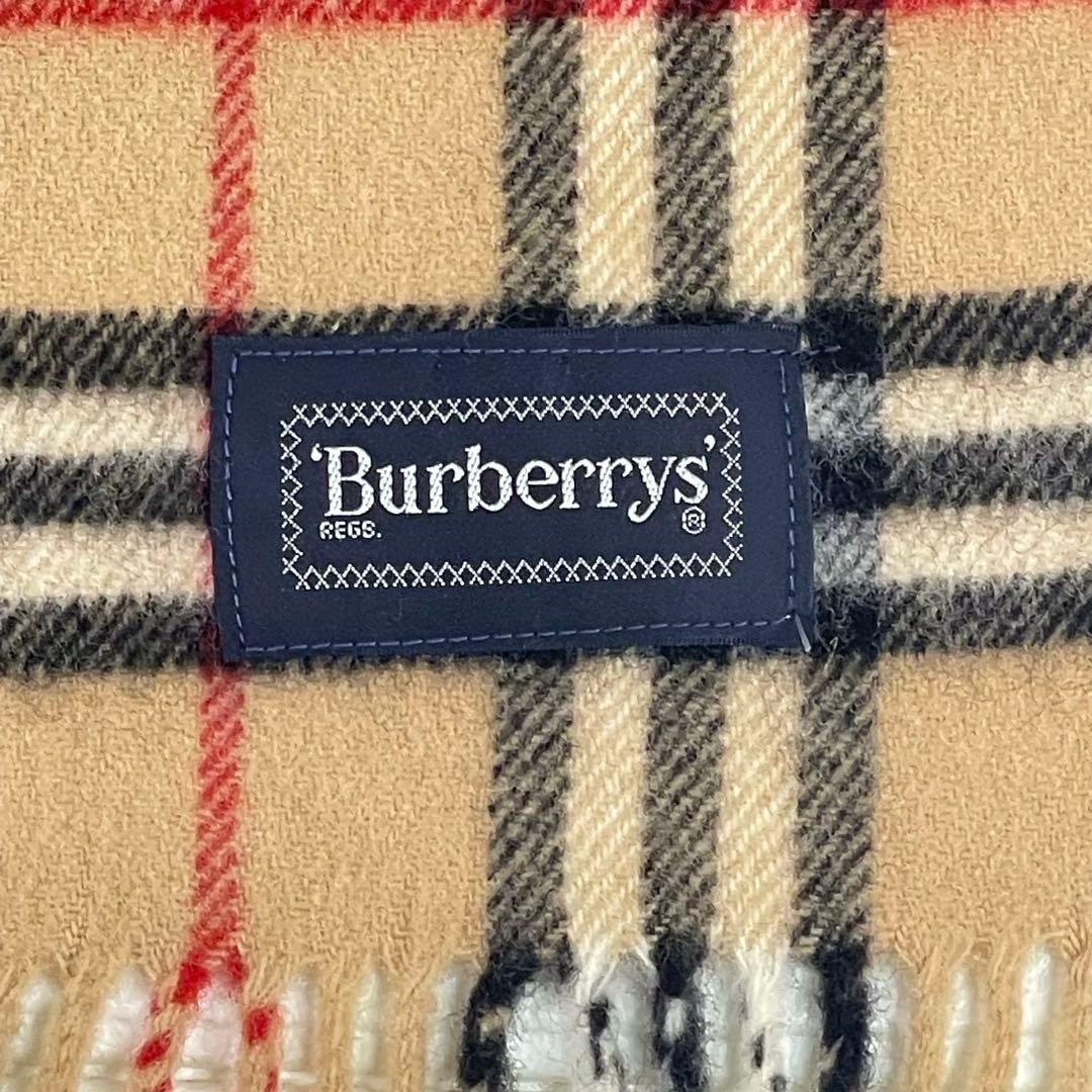 バーバリー　Burberrys 膝掛け　大判マフラー　ベージュ　ノバチェック