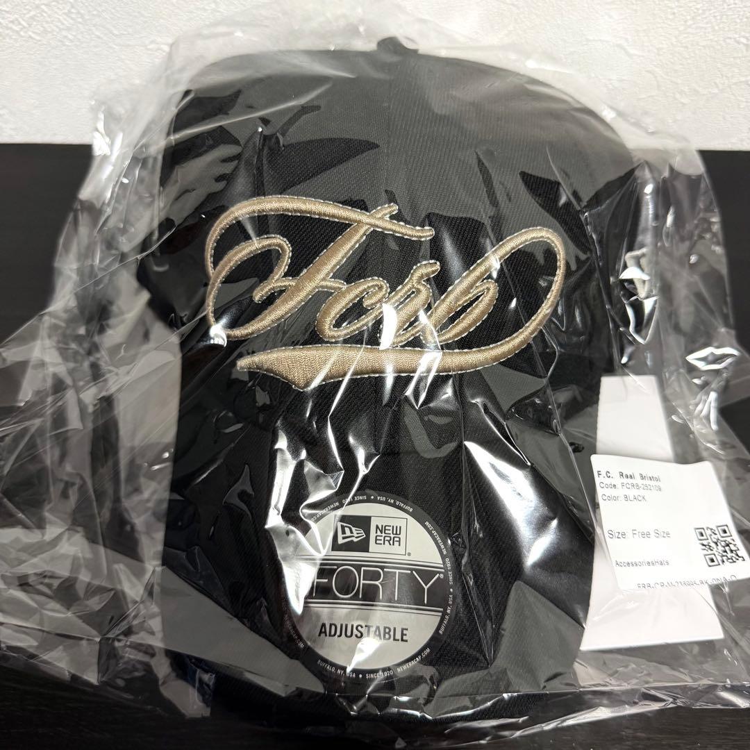 FCRB×NEW ERA FLAG LOGO 9FORTY CAP ブラック