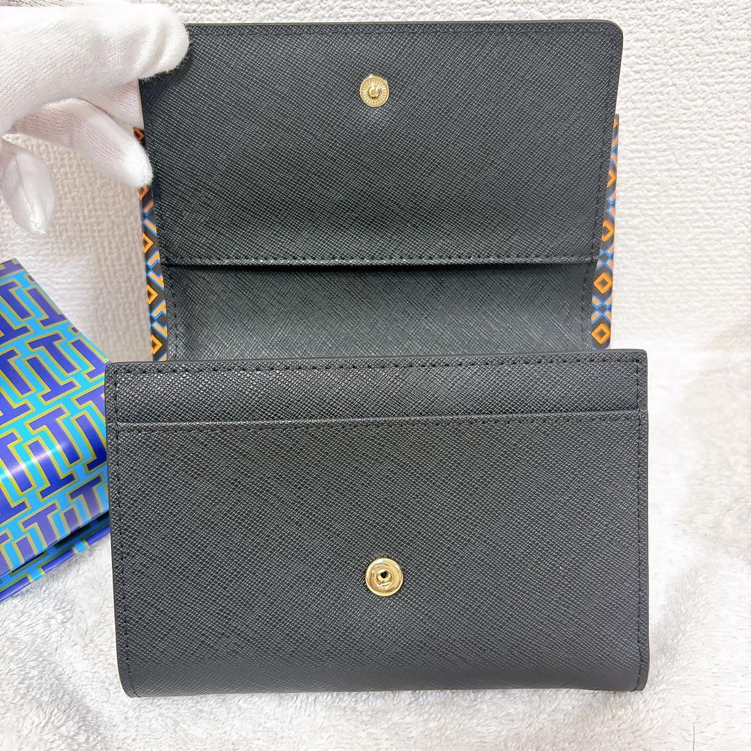 TORY BURCH ⭐ トリーバーチ 三つ折り財布 ブラック 新品タグ付き❣️