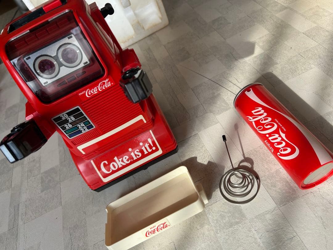 【希少品】1985年 コカ・コーラ 非売品 トーキングロボ 昭和レトロ 箱付き
