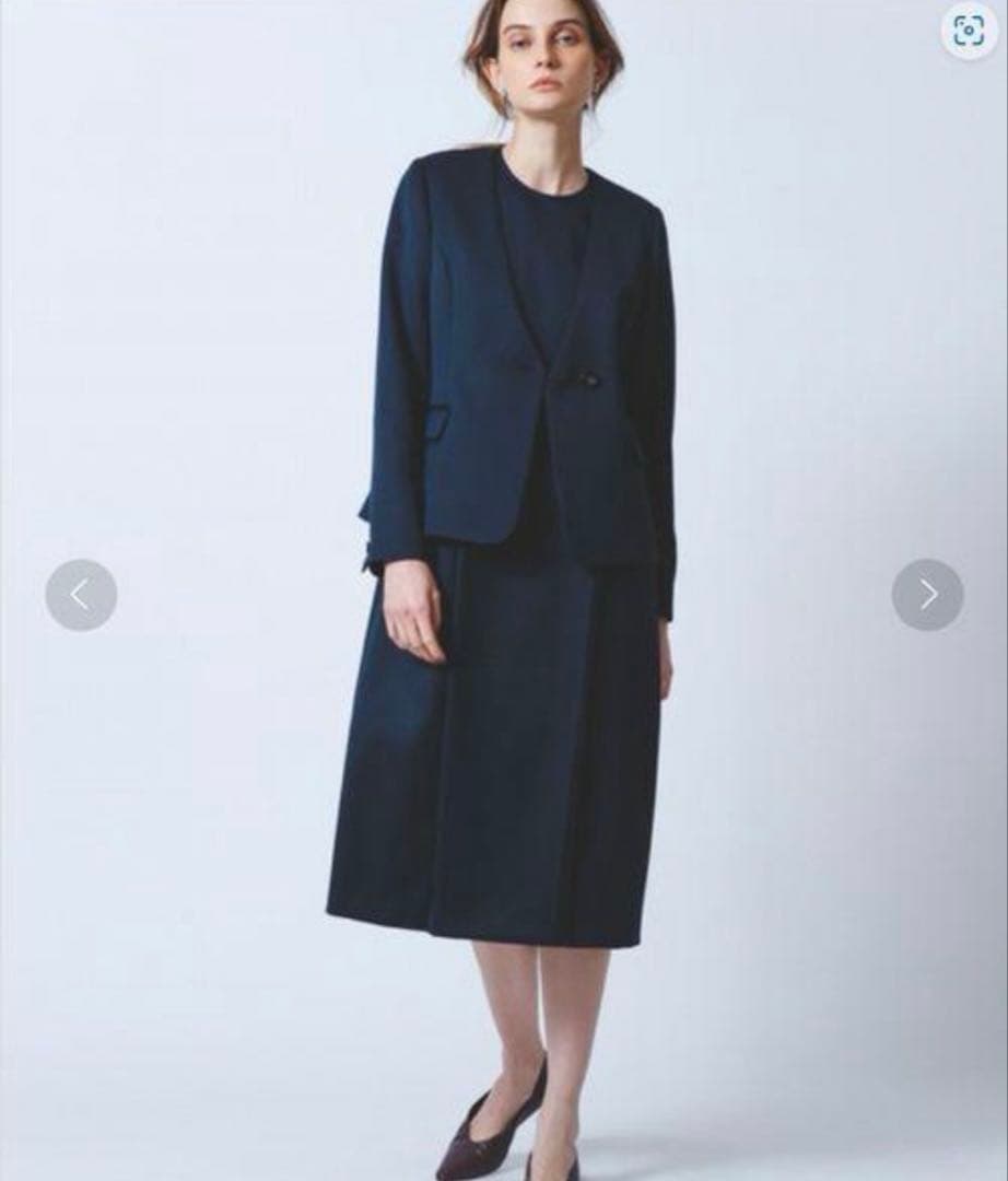 【本日限定】エストネーション COLUMN ノーカラーVジャケット定価4.8万