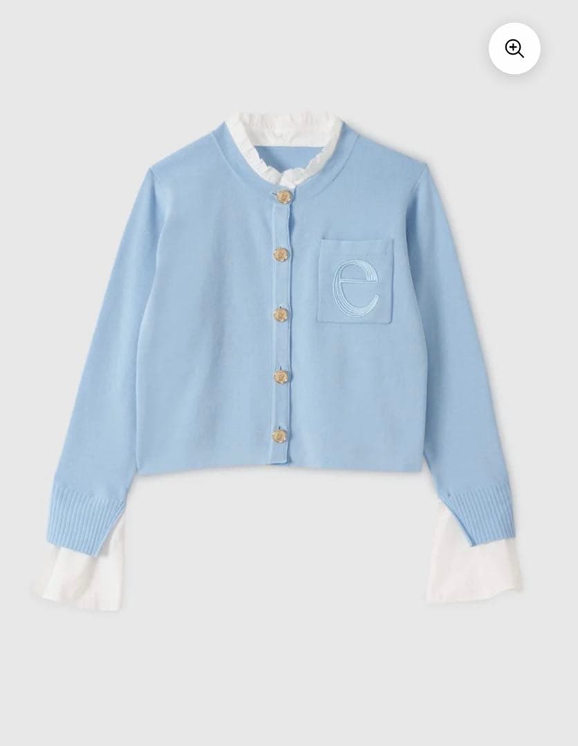 eimy istoire attached collar カーディガン　sax