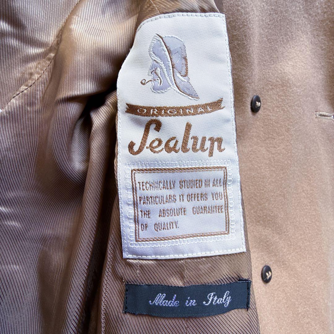 極美品 DEUXIEME CLASSE x Sealup ウールダブルトレンチ