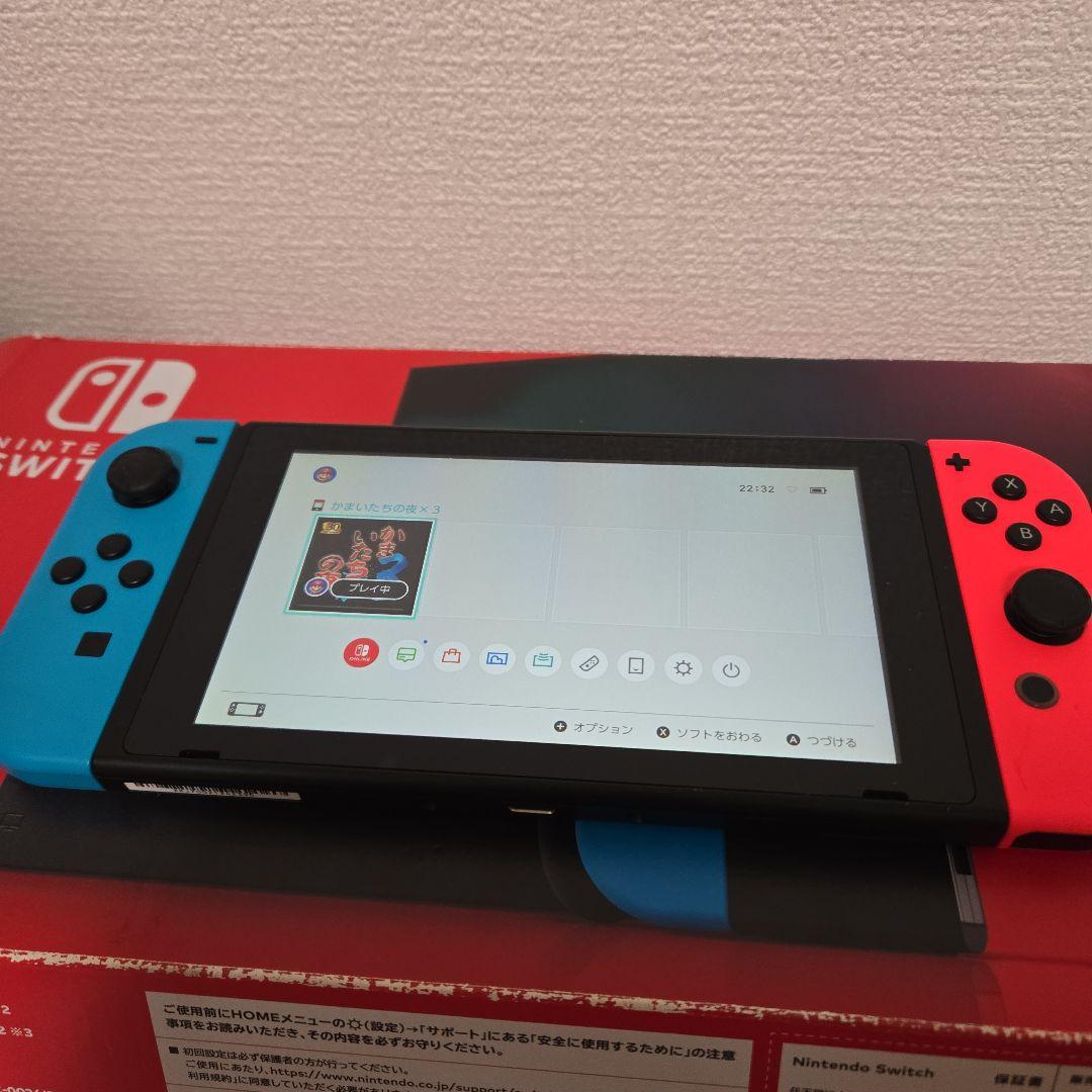 【動作確認済み】　Nintendo Switch　ネオン　箱付き　スイッチ