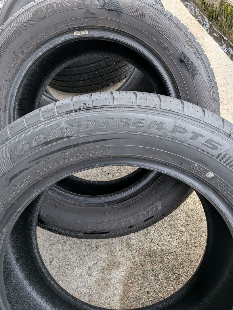 DUNLOP 18インチ サマータイヤ 255/55r18 引き取り可能