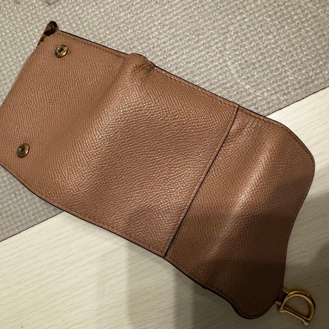 Dior サドル コンパクト ウォレット　ディオール　財布
