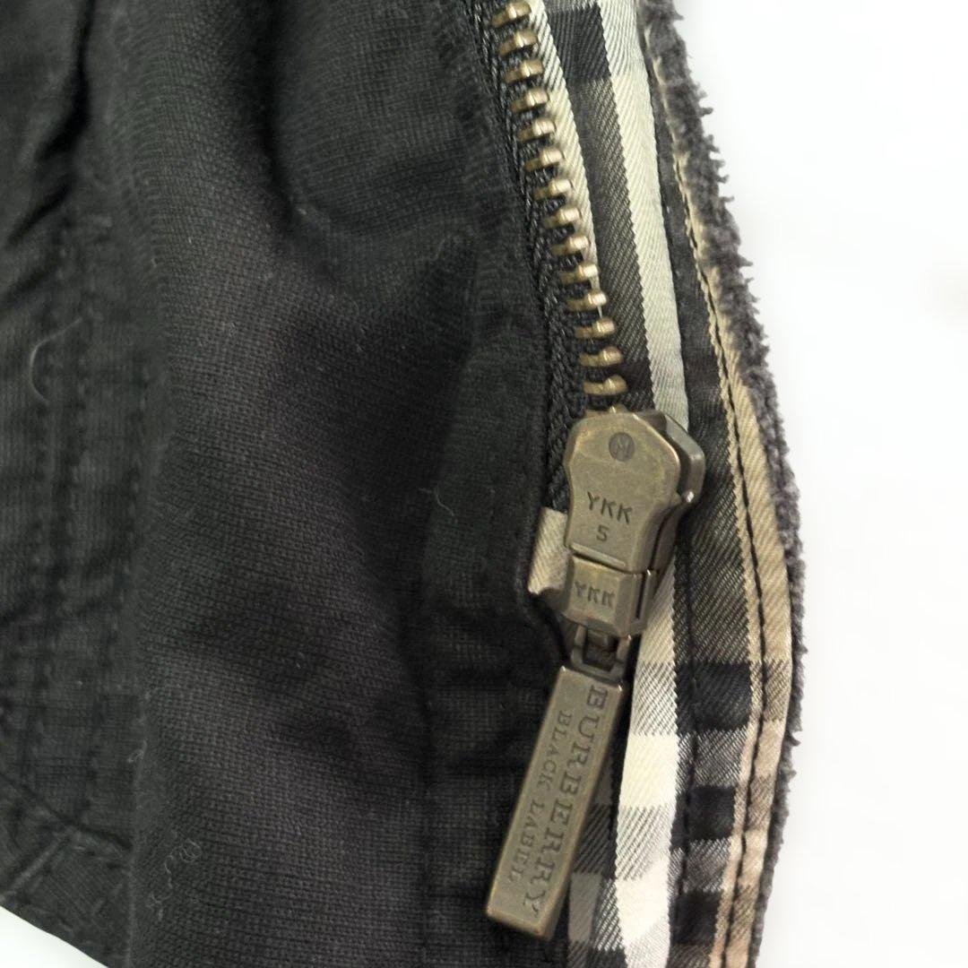 ✨美品✨ バーバリーブラックレーベル 黒ジップジャケットL