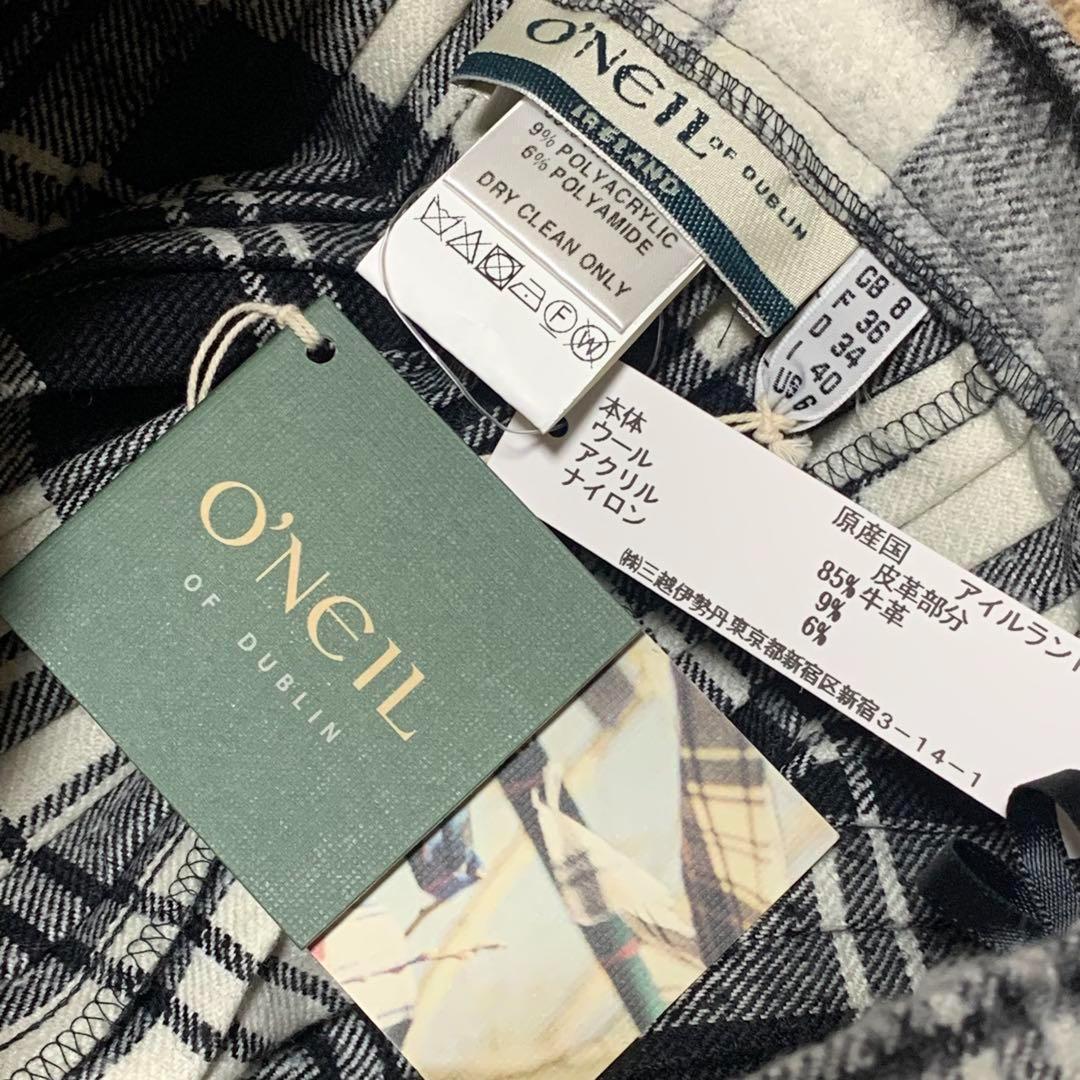 新品 O'NEIL of DUBLIN ロングスカート チェック プリーツ 8
