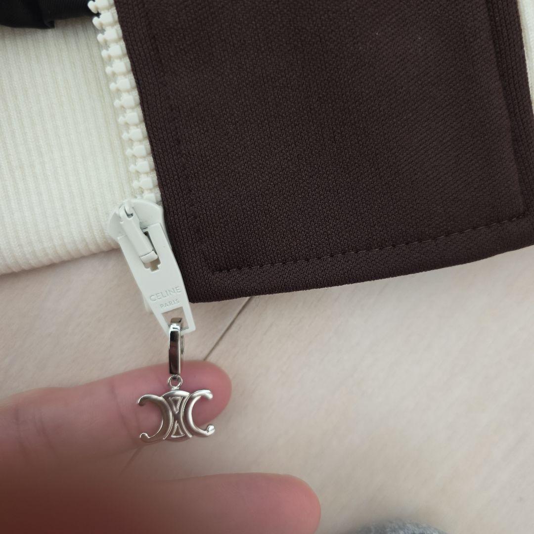 CELINE ブラウン ジップアップジャケット XS