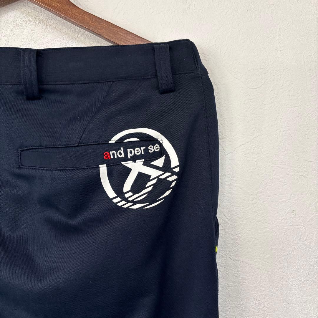 A美品　and per se ゴルフウェア　ストレッチ　パンツ ルコック　フィラ
