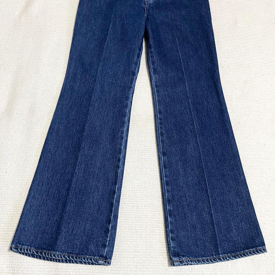 新品　マカフィー　コットンデニムブーツカットパンツ　フレア　日本製　2022SS