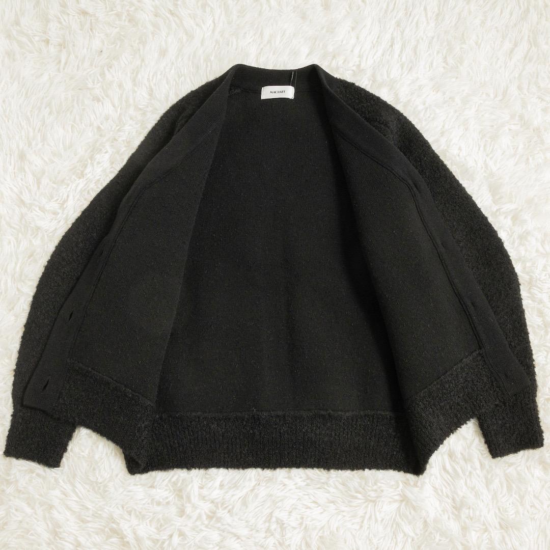 未使用 MACHATT マチャット 25AW ブークレカーディガン ブラック