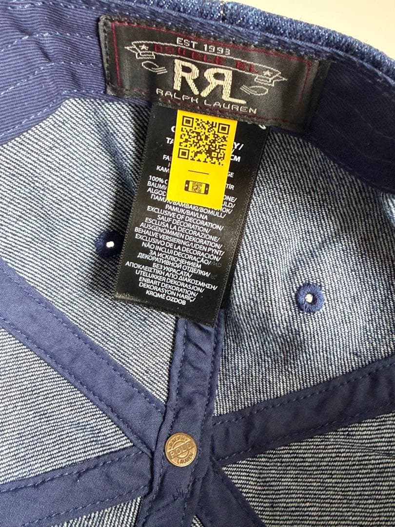 RRL RALPH LAUREN ダブルアールエル デニムキャップ 帽子