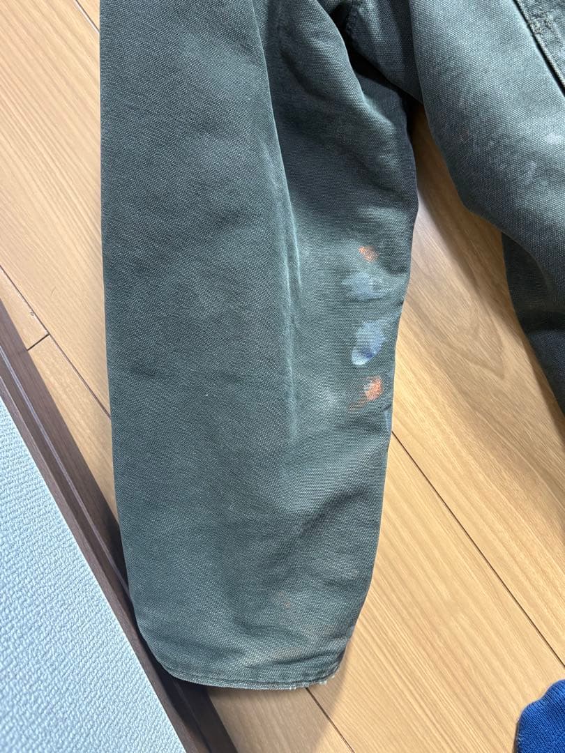 Carhartt ダックジャケット L モスグリーン 裏キルティング