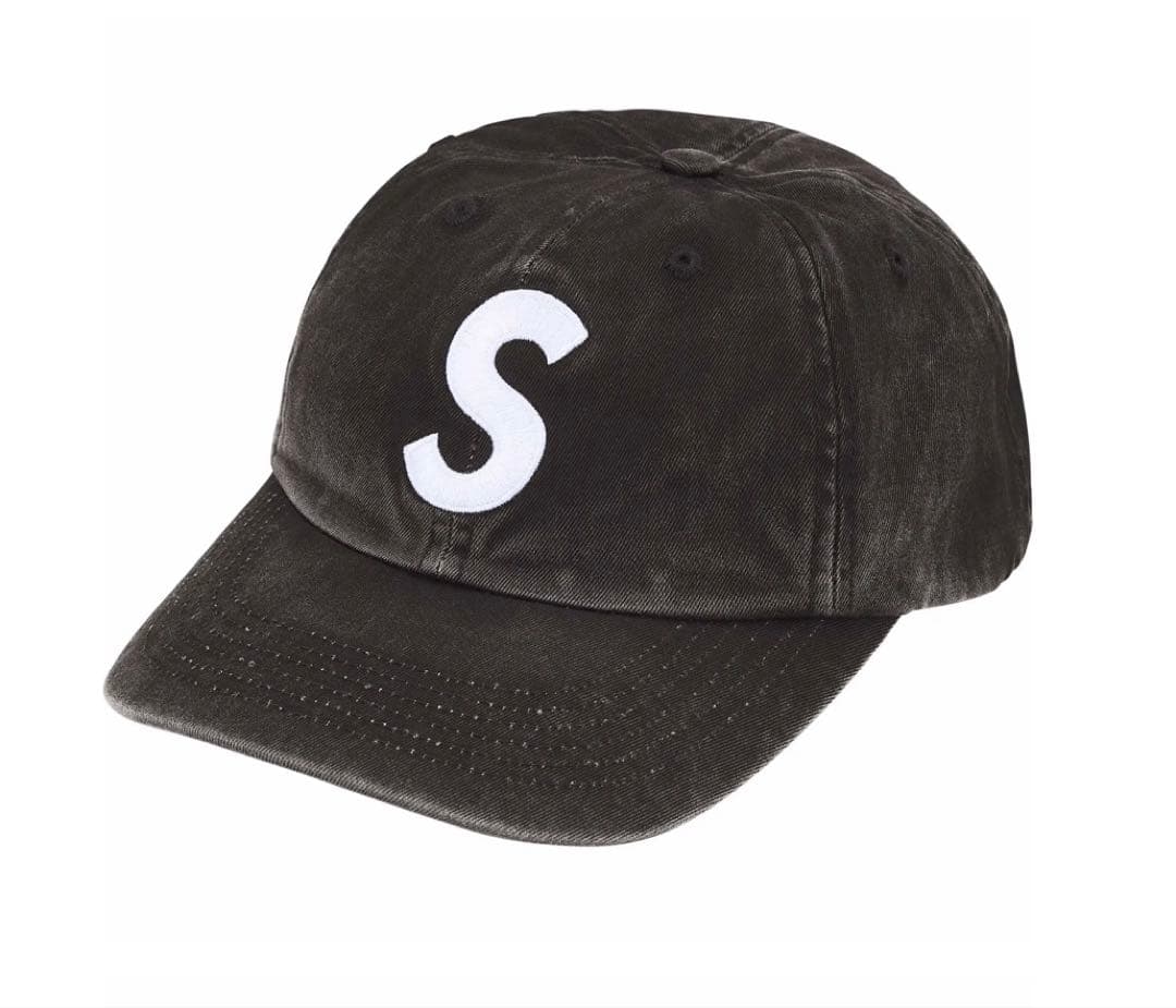 帽子 supreme Pigment Coated S Logo 6-Panel