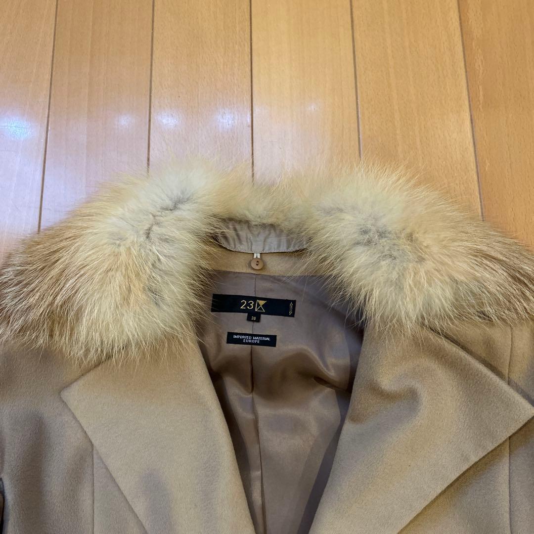 羊毛カシミアロングコート