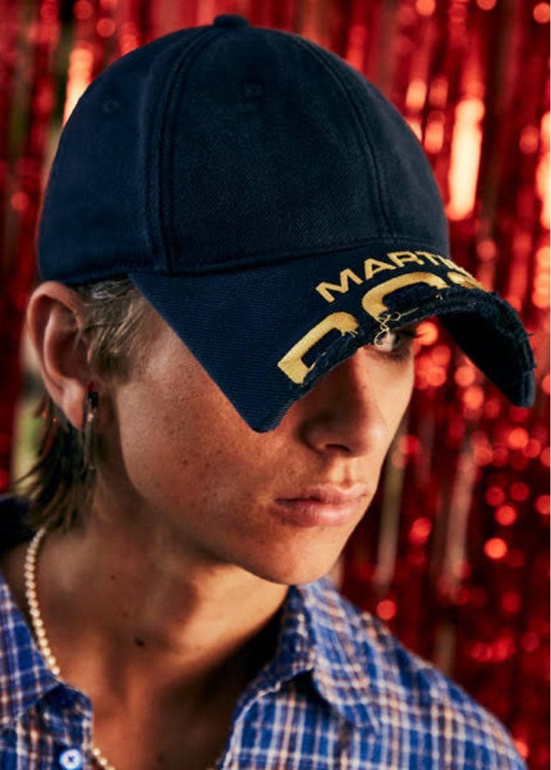 MARTINE ROSE CUT PEAK CAP 24ss キャップ