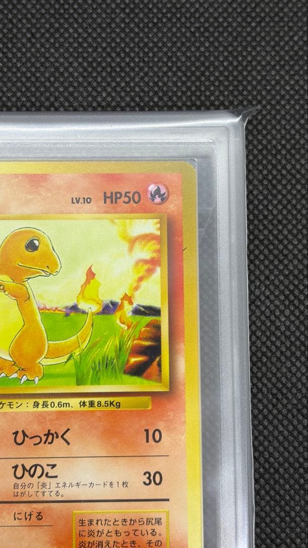 ヒトカゲ 初版 旧裏 マークなし ARS10 PSA10相当【世界に9枚】
