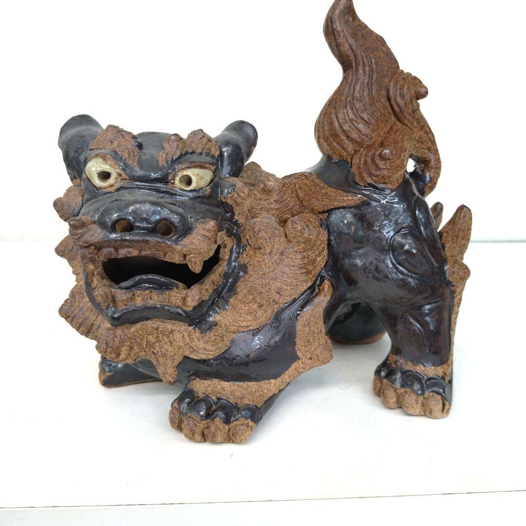 沖縄のシーサー 陶器製 伝統工芸品
