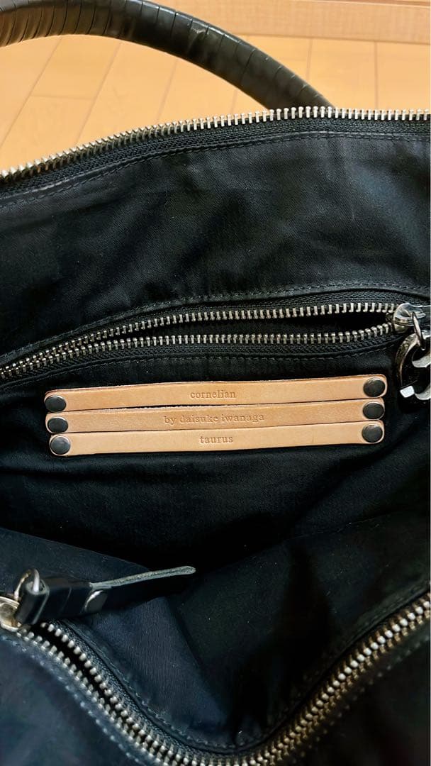cornelian taurus コーネリアンタウラス レザーボストンバッグ黒
