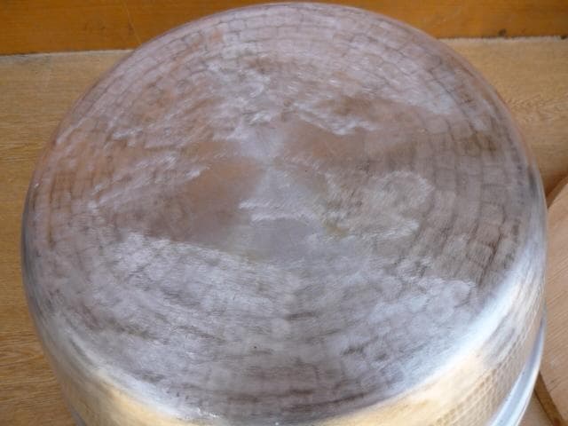 両手鍋・木蓋付き　業務用　アルミ製　料理鍋　美品