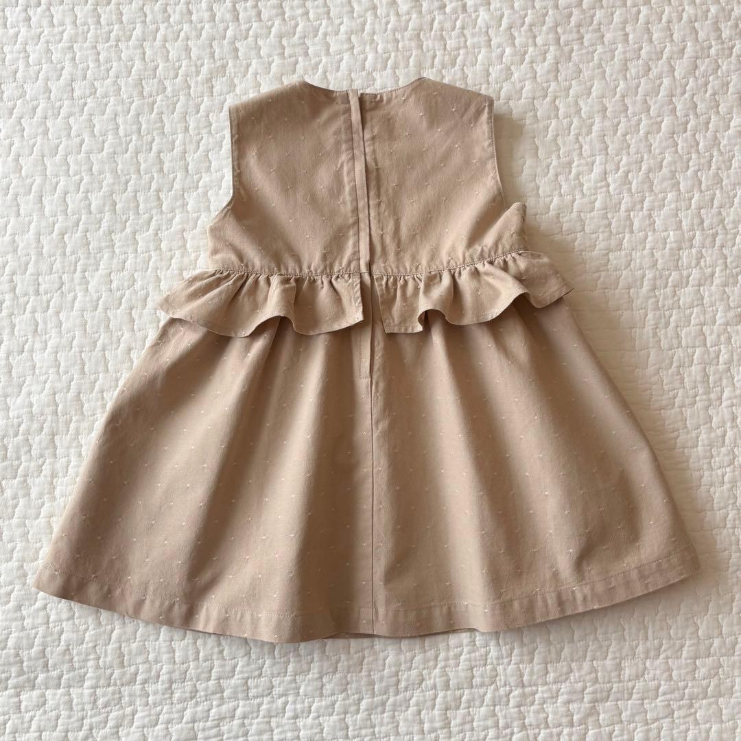 ファミリア　ワンピース リボン　90