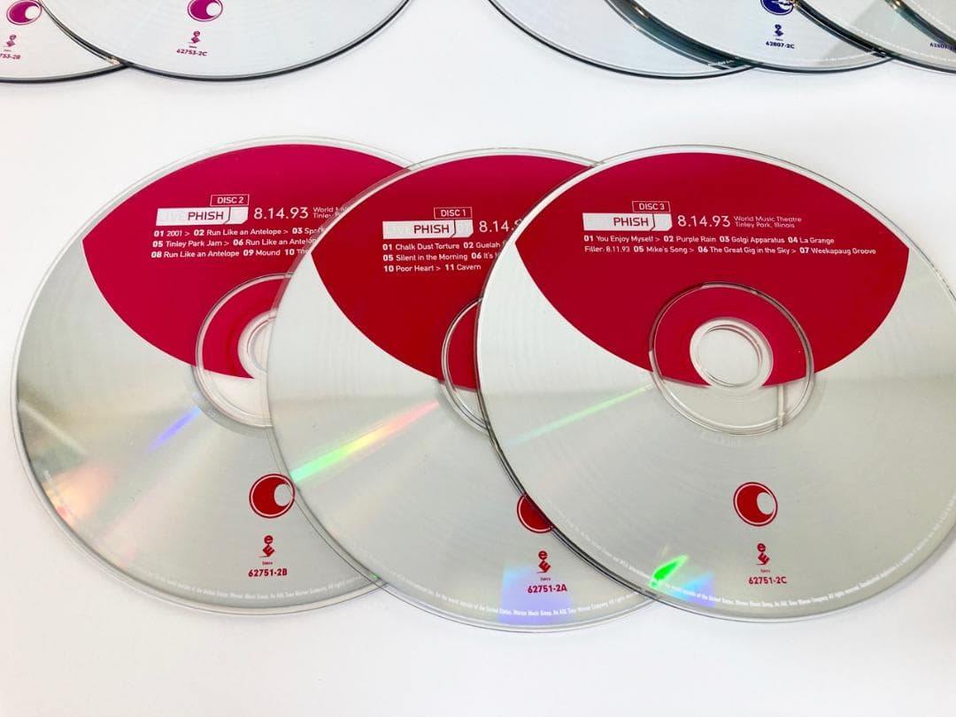 【廃盤・レア】LIVE PHISH 12枚・02.〜＊セットごとにバラ売り可能