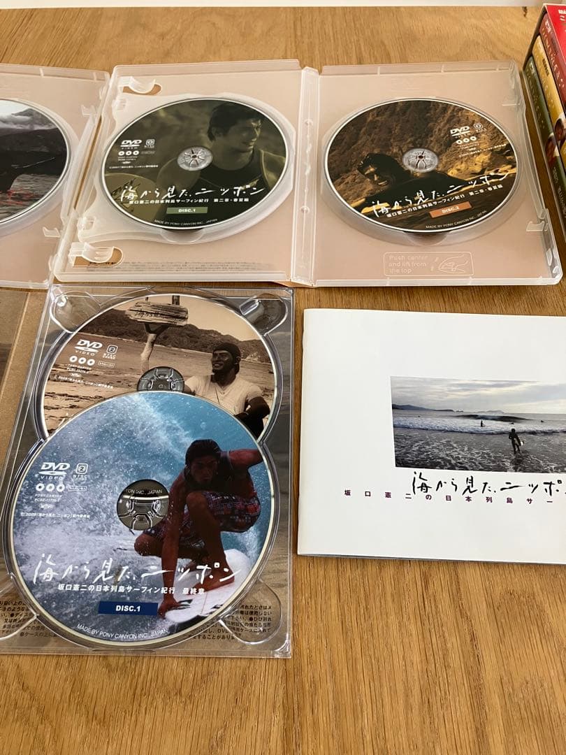 サーフィン　坂口憲二　この夏は忘れない　海から見たニッポン　6巻 DVD9枚