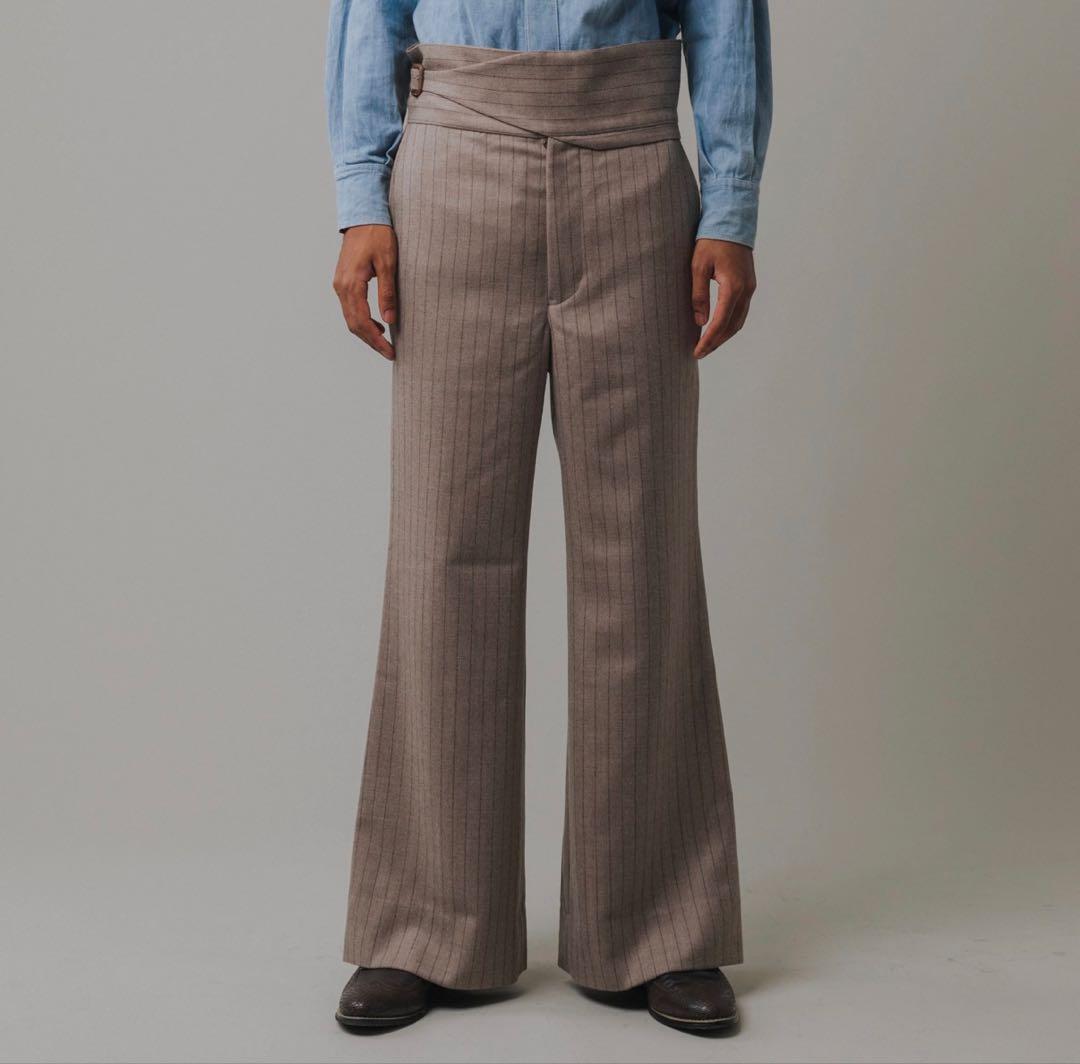 【完売品】FLARE DOUBLE-BREASTED STRIPED SUIT