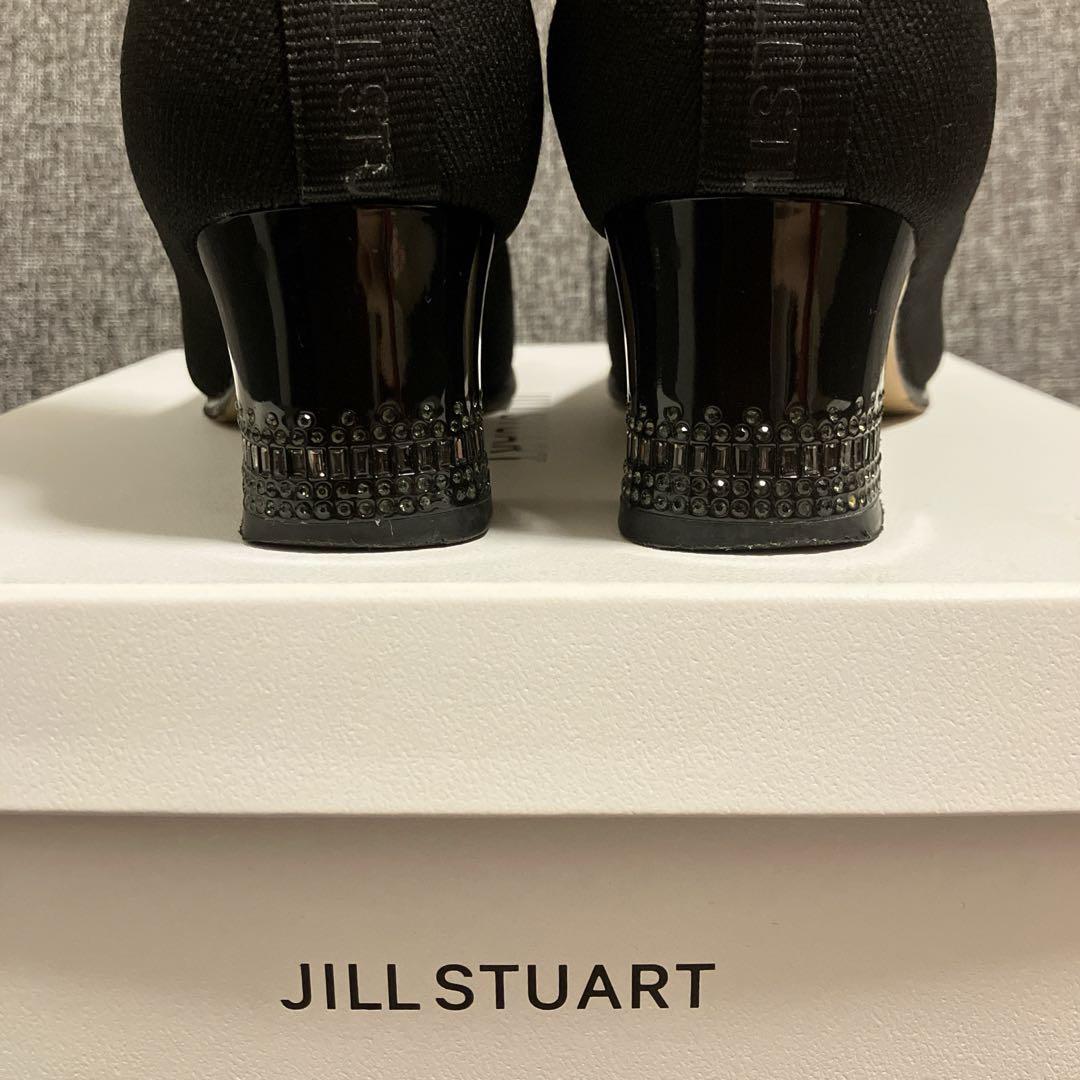 【美品】ジルスチュアート JILL STUART ストレッチニットショートブーツ