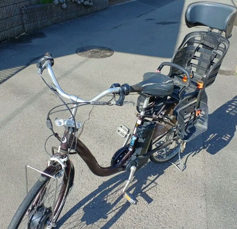 さいたま市　電動アシスト自転車 チャイルドシート付き ブリジストン