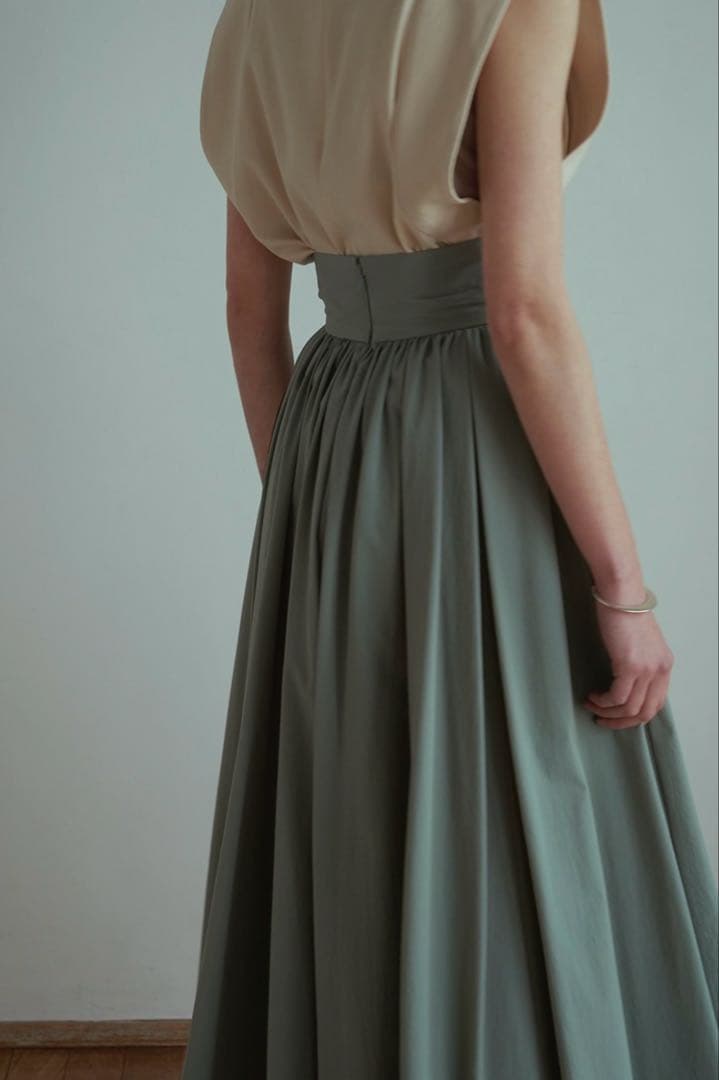 CLANE Volume Maxi Skirt ボリュームマキシスカート