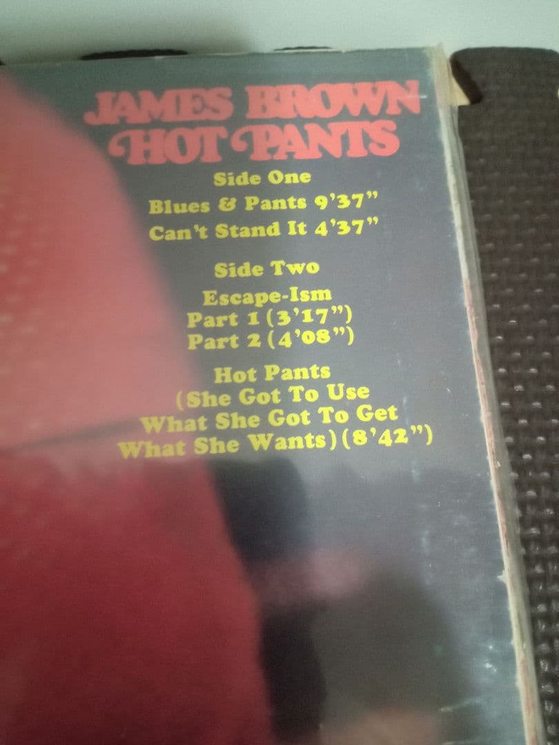 James Brown hot pants　レアグルーヴ　FUNK HIPHOP