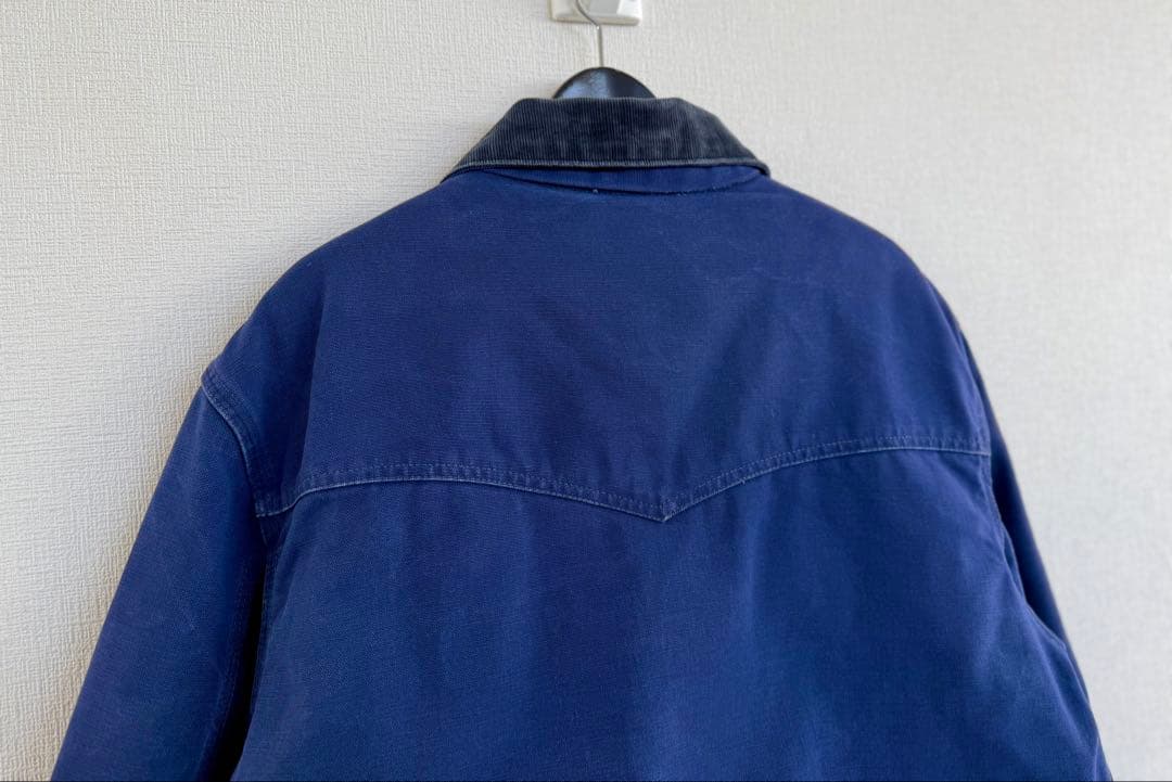 超超スペシャル 80s カーハート サンタフェジャケット XL ネイビーブルー