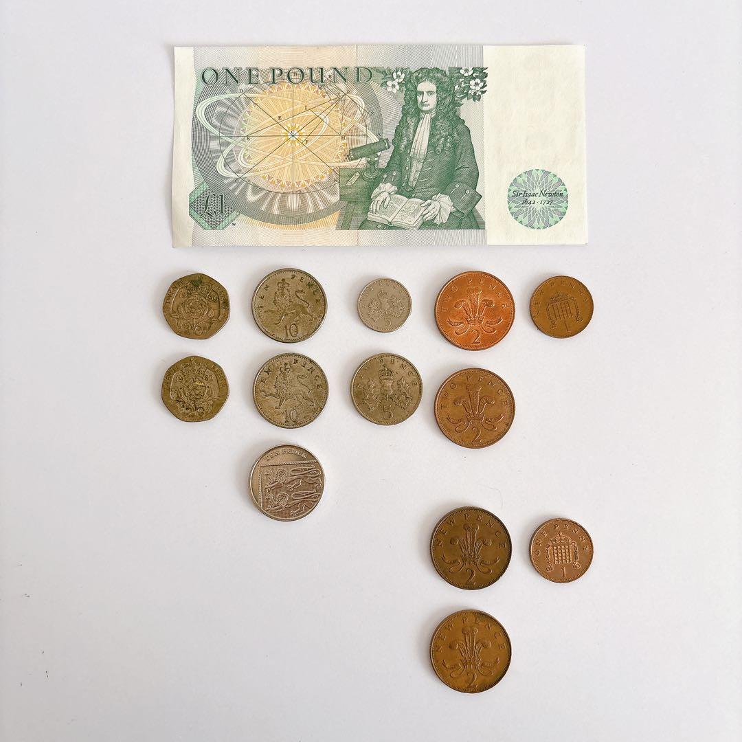 古銭 旧紙幣 イギリス貨幣 エリザベス女王