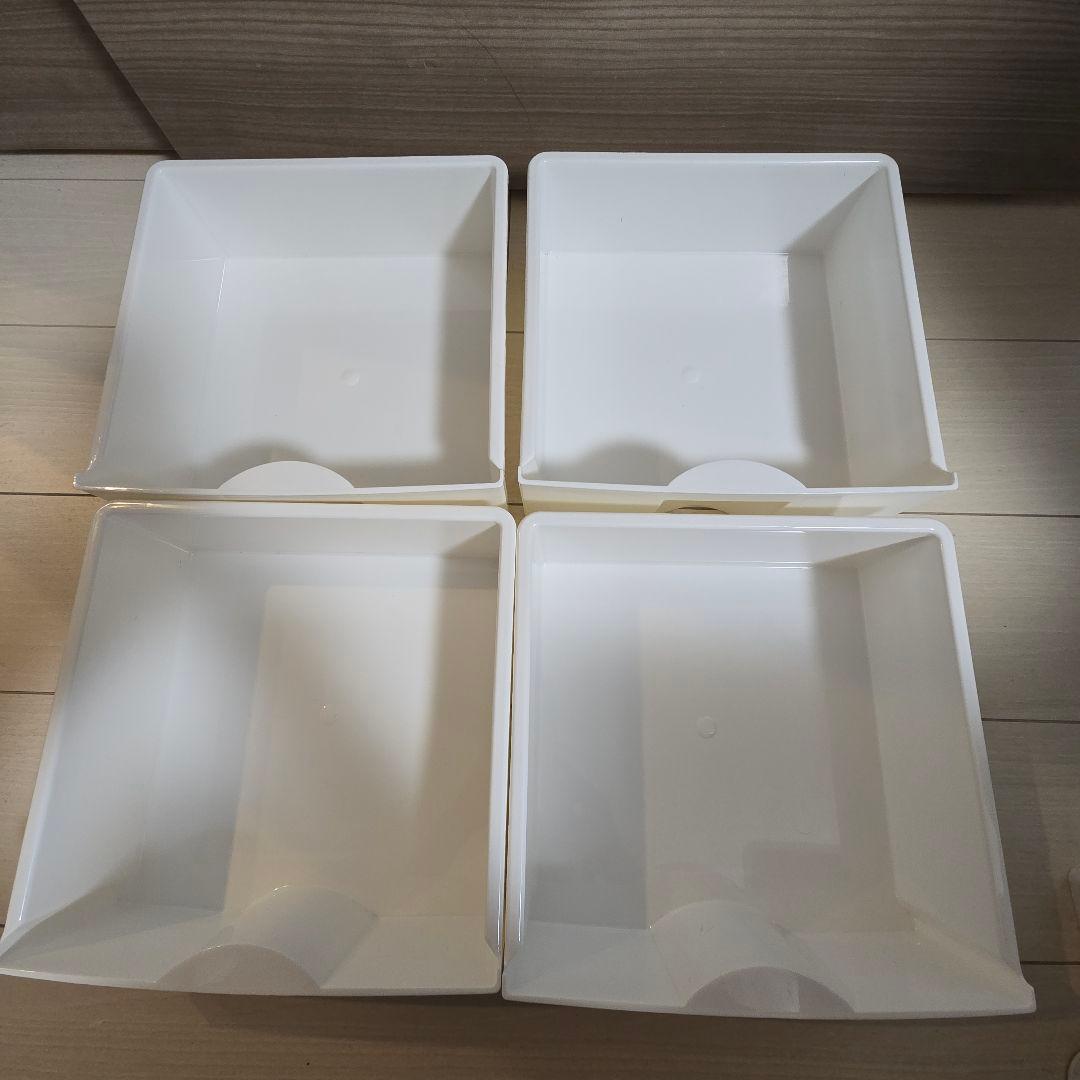 アイリスオーヤマ カラーボックス用引出し4、バスケット3、レールボード6 セット