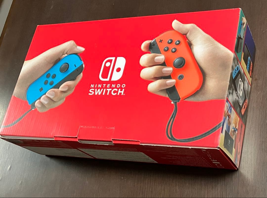 【美品】Nintendo Switch 青/赤 本体 付属品完備