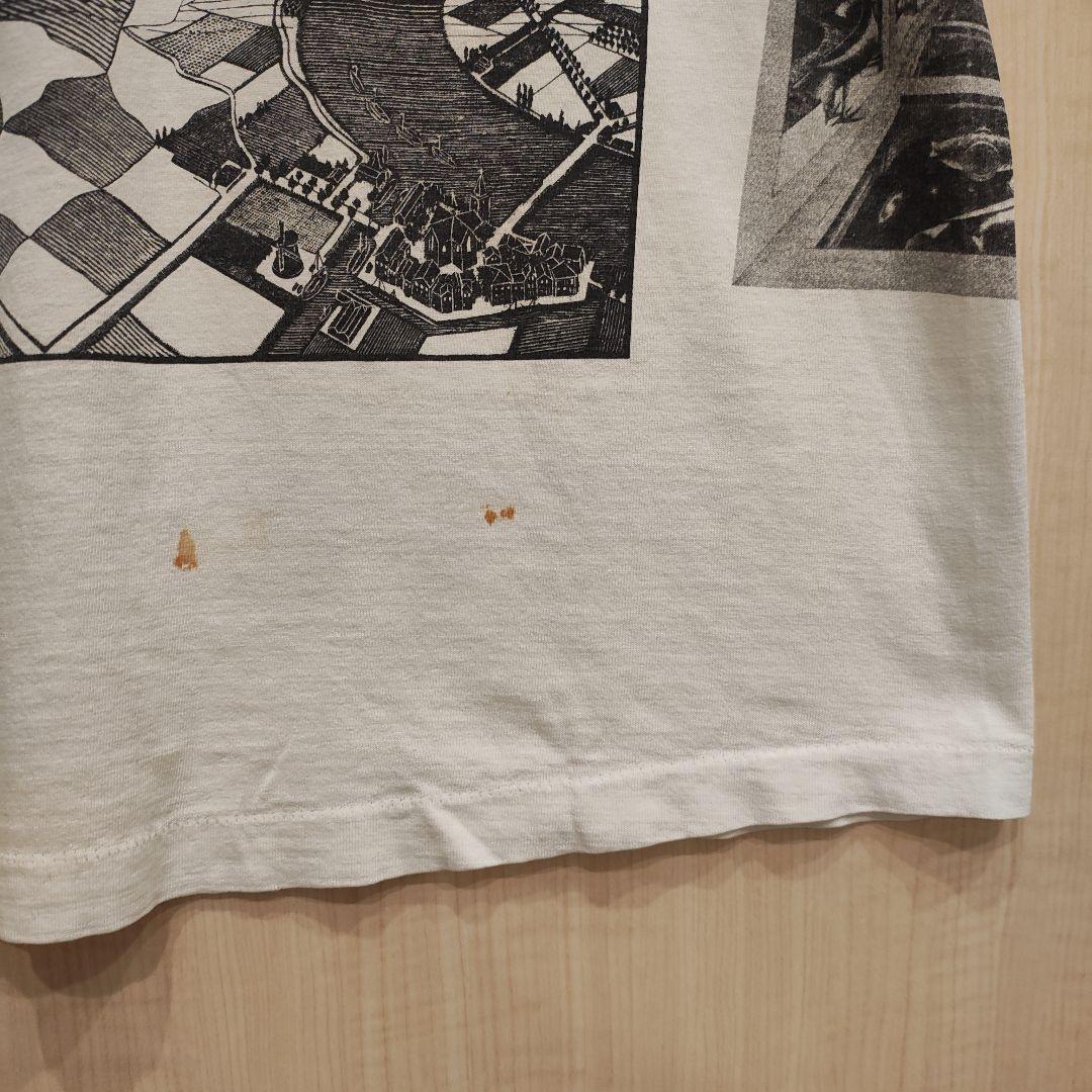 90年代 USA製 M.C ESCHER エッシャー Tシャツ 両面プリント