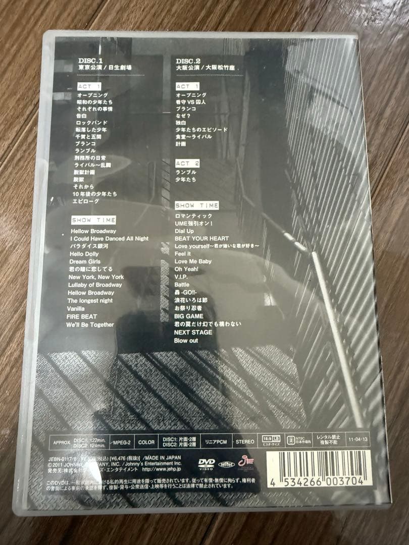 本日最終日☆ Man出演☆ 少年たち 格子無き牢獄 DVD