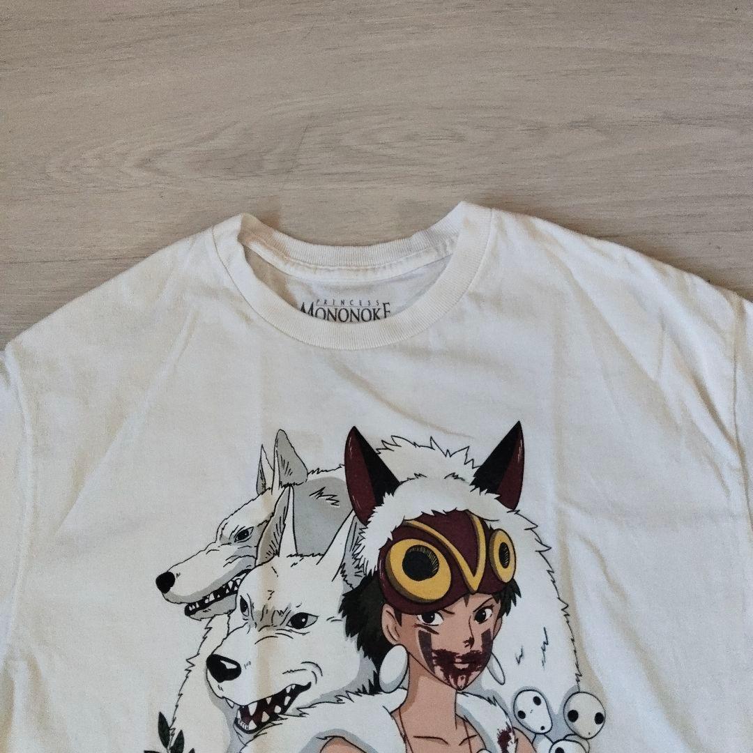 【希少】公式 もののけ姫 ヴィンテージTシャツ M スタジオジブリ 白