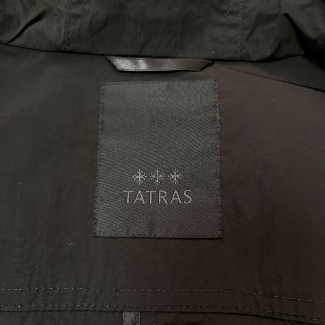 【美品カード付】TATRAS EUDEMO ナイロンコート ブラック 02
