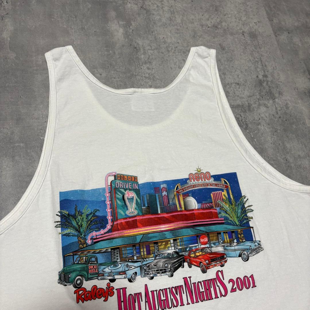 00s Hanes USA製　ヴィンテージ　タンクトップ　クラッシックカー