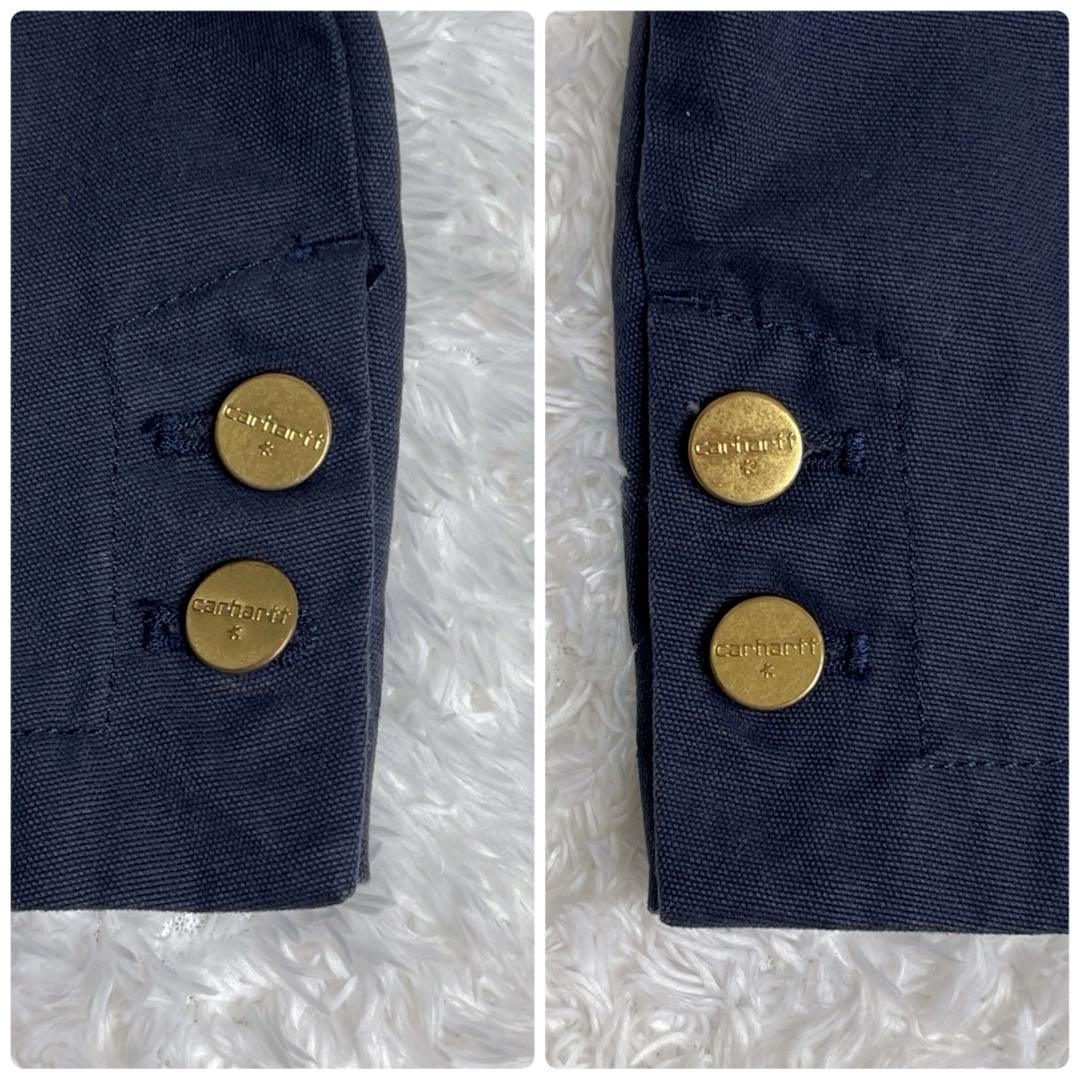 Carhartt × Adam Kimmel 金ボタン テーラードジャケット 紺