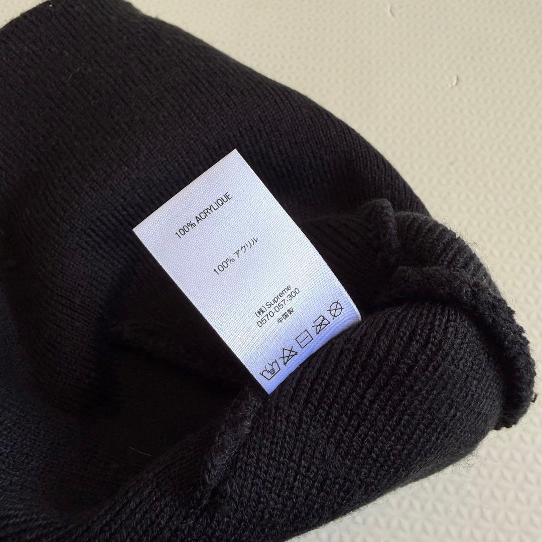 supreme Classic Script Beanie ブラック