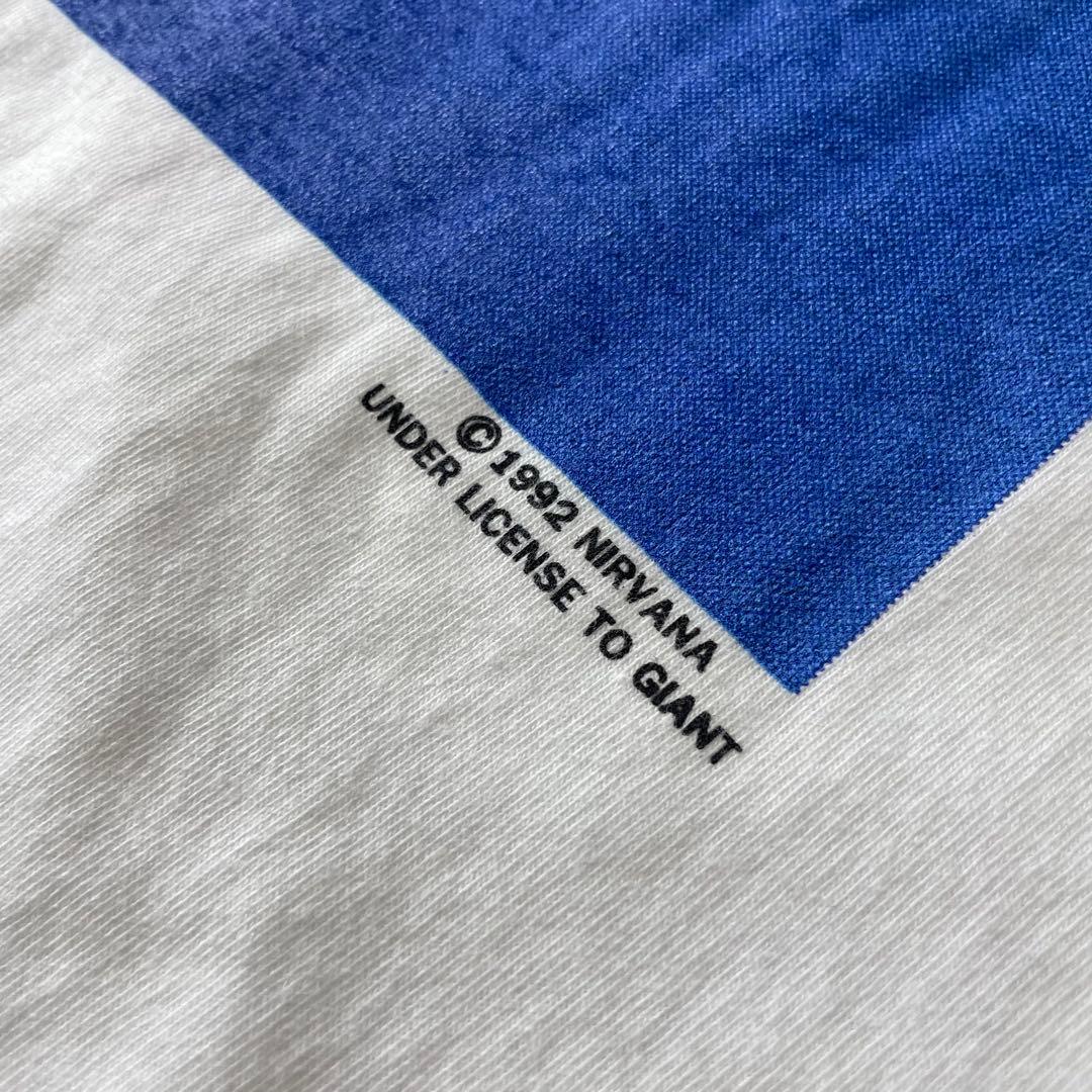 NIRVANA ニルヴァーナ never mind 白 半袖 Tシャツ L