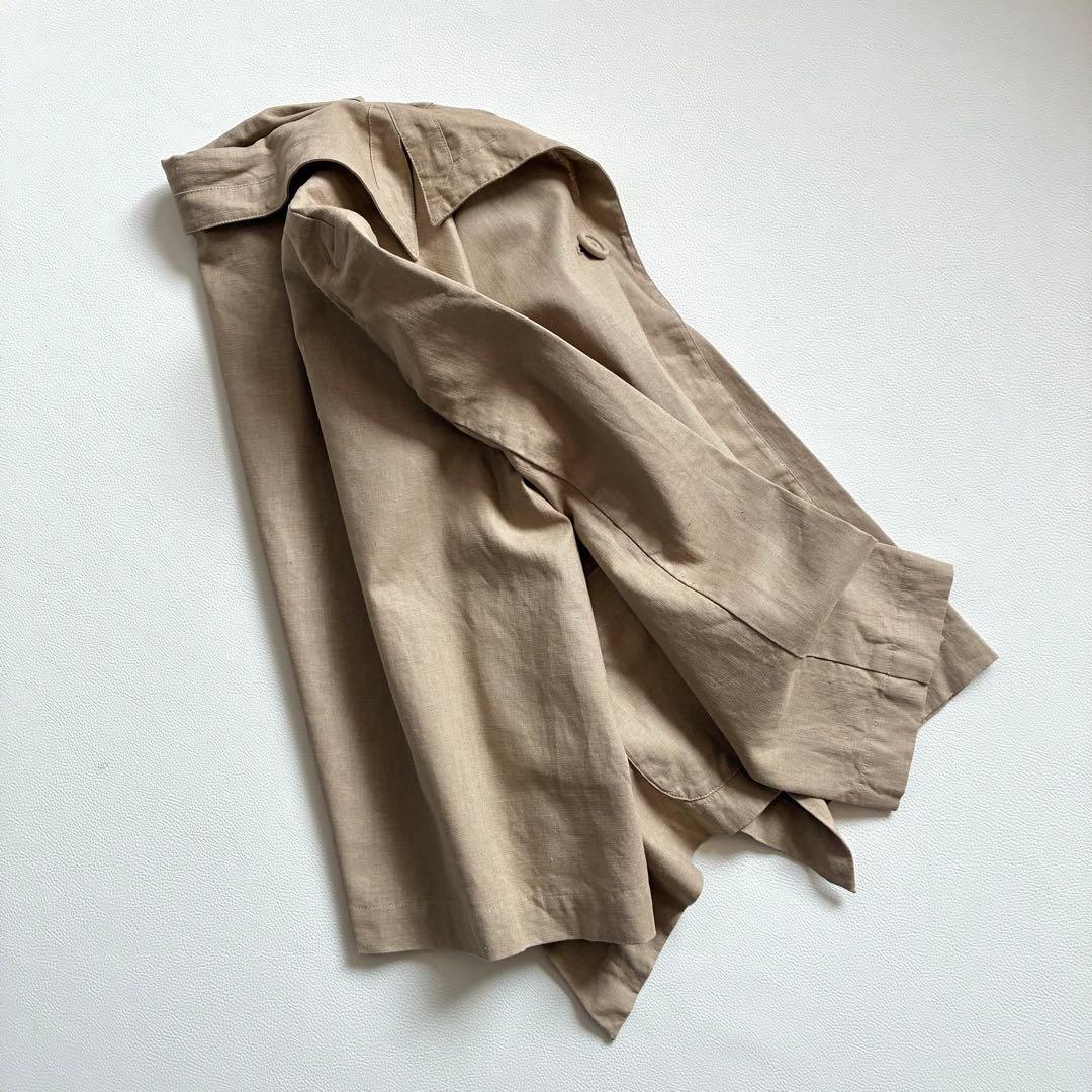 ◆美品◆3万◆TABASA◆大きいサイズ感◆綿麻スプリングジャケット◆ベージュ◆
